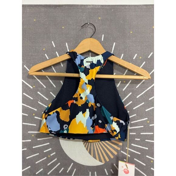 NWT Maaji Splatter Sympathy Reversible Crop Top - Picture 6 of 9